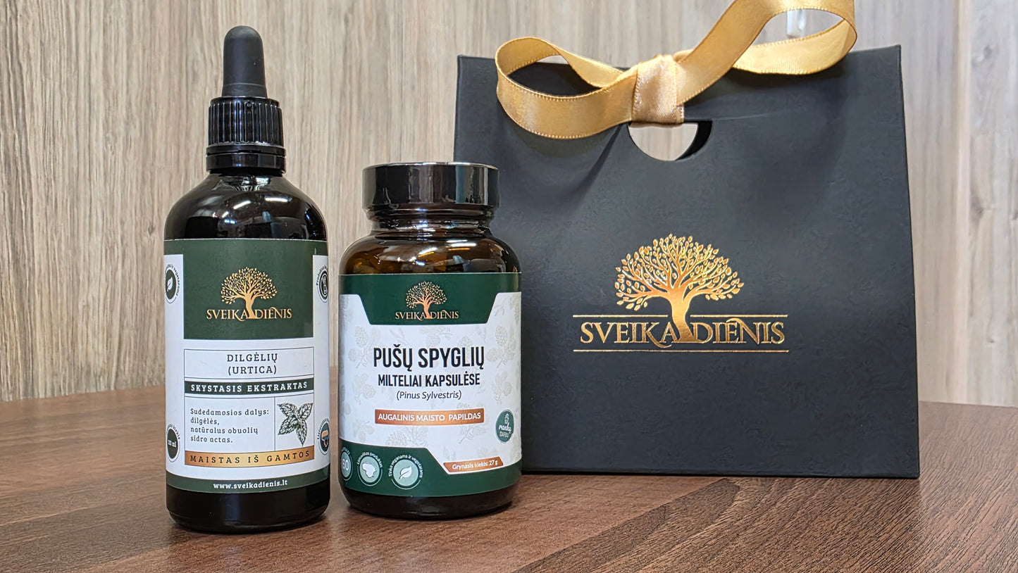 Pušų spygliai (+DOVANA Dilgėlių ekstraktas)