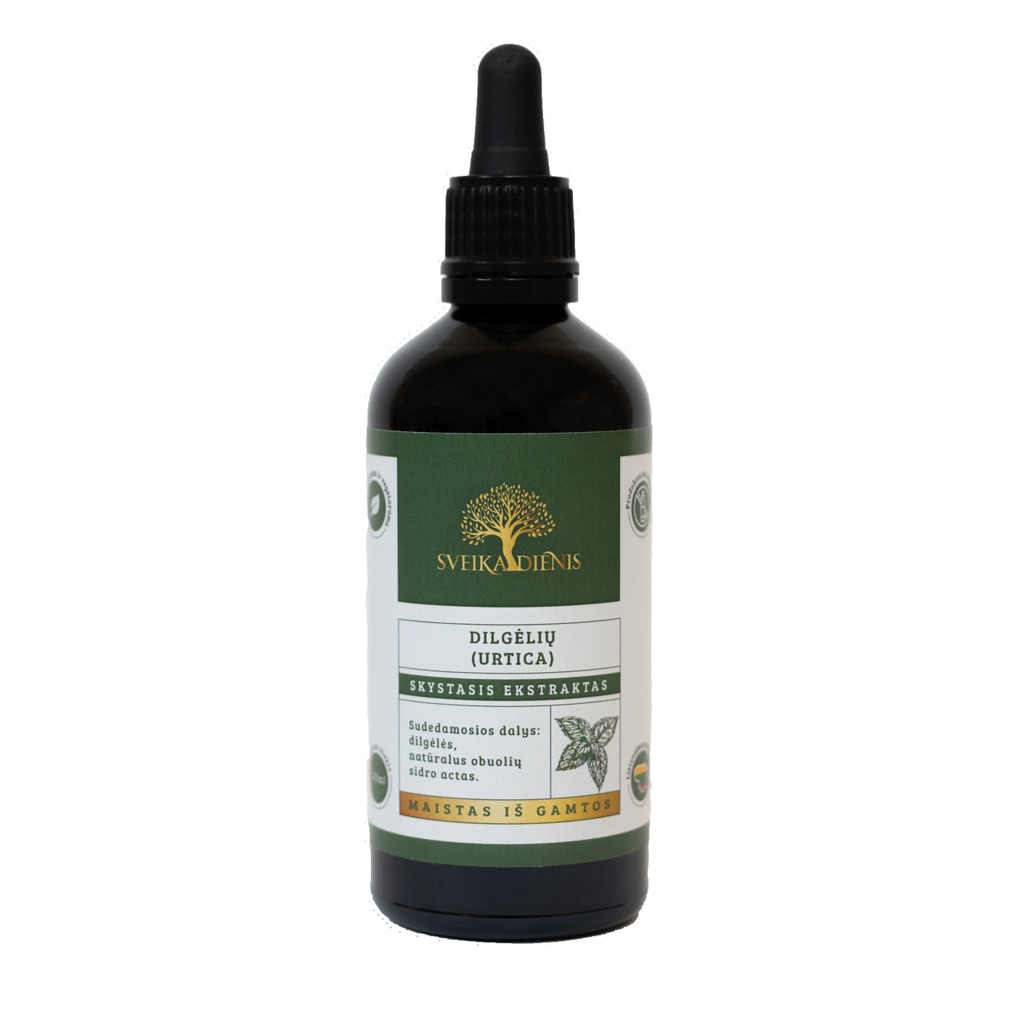 Imunitetą stiprinantis rinkinys: Chaga grybas 30g + Dilgėlių ekstraktas