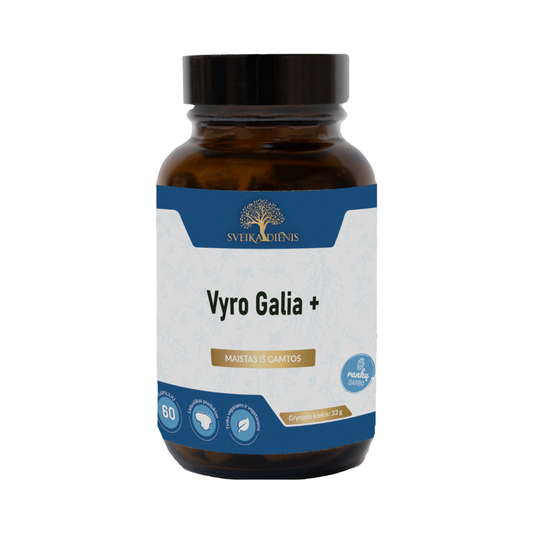 Vyro Galia + - natūrali vyriškos energijos formulė