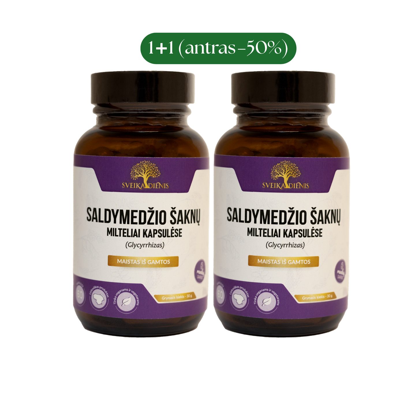 Saldymedžio šaknis 1+1 (antras -50%)