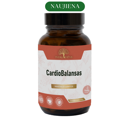 CardioBalansas -ramesnei širdies veiklai, geresnei savijautai