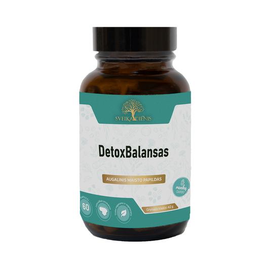 DetoxBalansas – virškinimo lengvumui + DOVANA (Pušų spyglių ekstraktas)