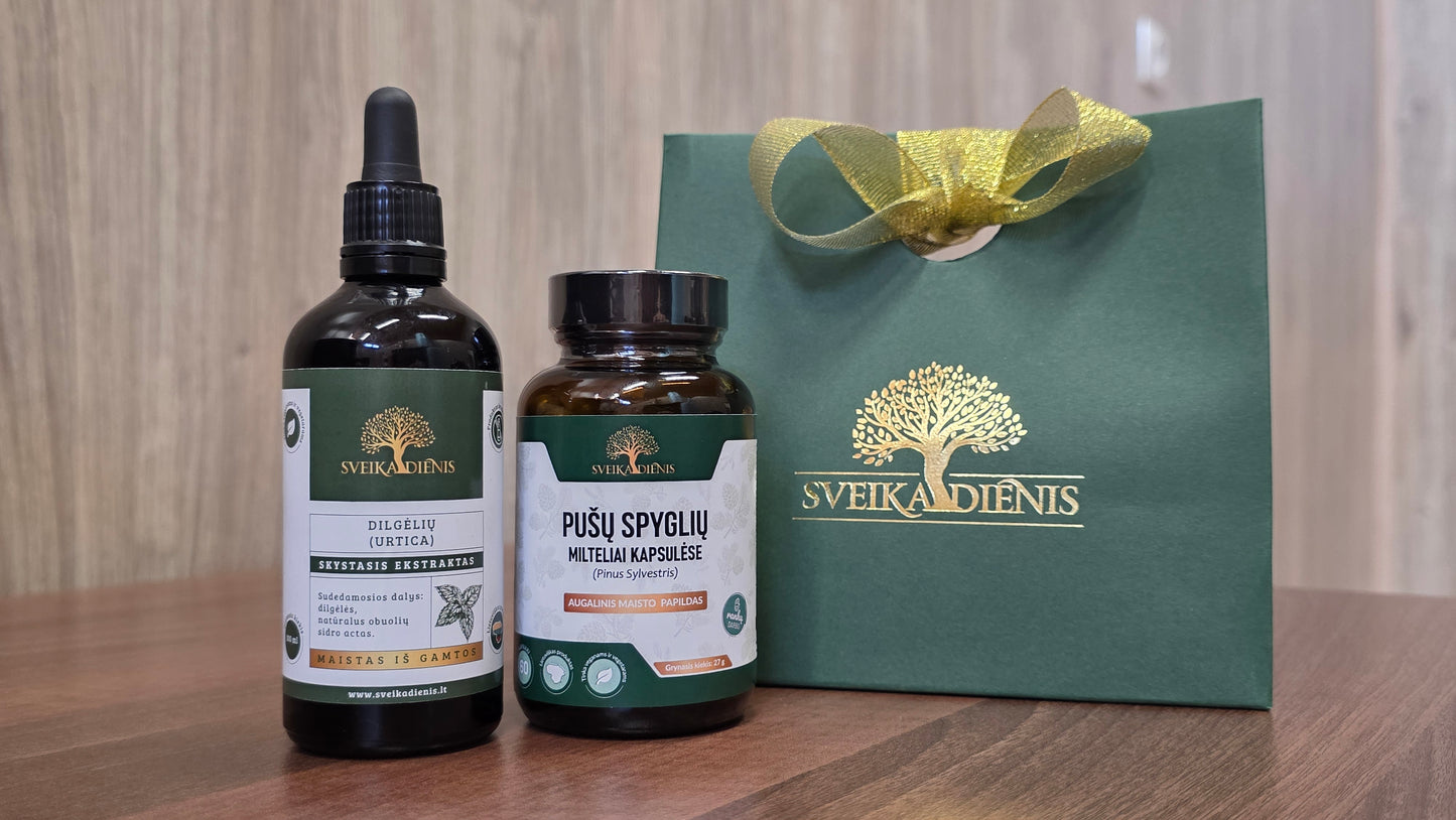 Pušų spygliai (+DOVANA Dilgėlių ekstraktas)