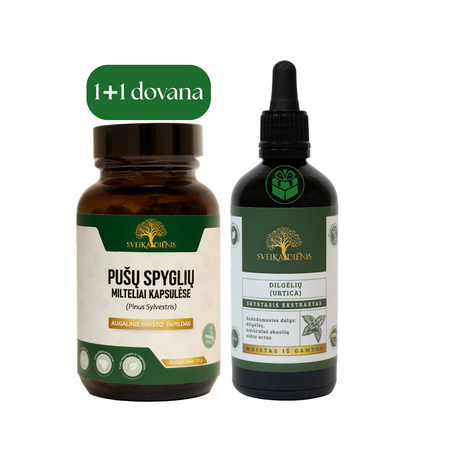 Pušų spygliai (+DOVANA Dilgėlių ekstraktas)