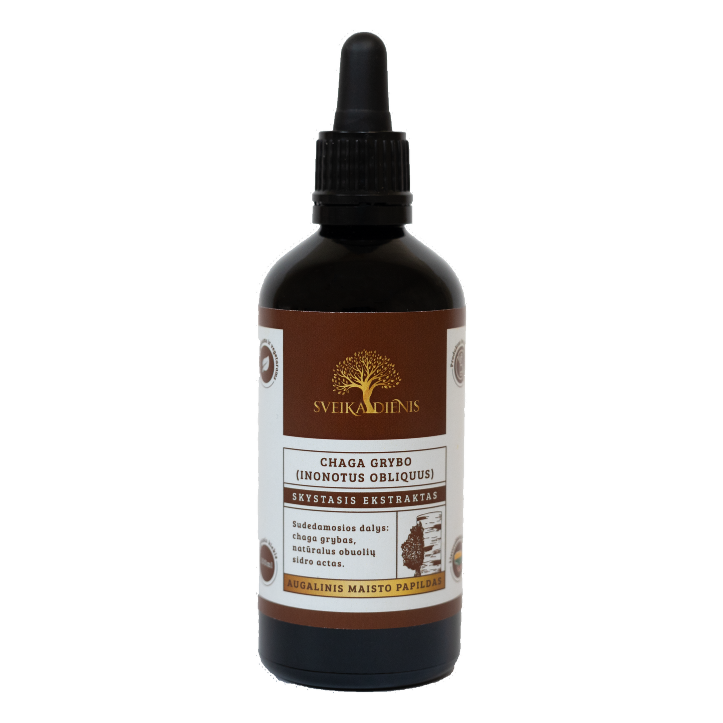 Rinkinys vyrams: Chaga grybo ekstraktas + Juodgrūdžių sėklos
