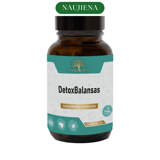 DetoxBalansas – virškinimui, kepenų funkcijai ir organizmo pusiausvyrai - Sveikadienis