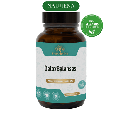 DetoxBalansas – virškinimui, kepenų funkcijai ir organizmo pusiausvyrai - Sveikadienis