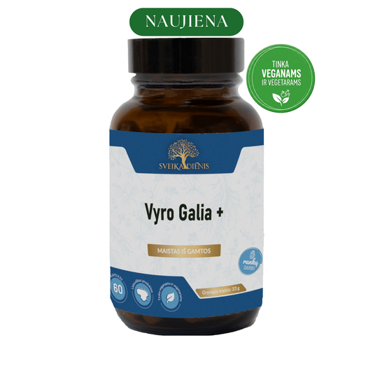 Vyro Galia + - prostatos komfortui, vyriškam gyvybingumui ir energijai - Sveikadienis