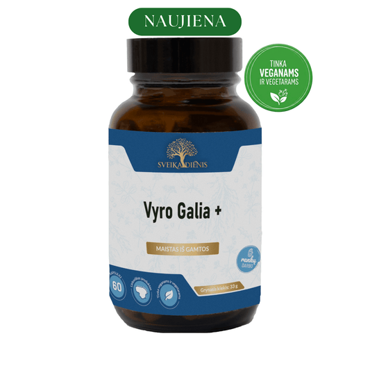 Vyro Galia + - prostatos komfortui, vyriškam gyvybingumui ir energijai - Sveikadienis